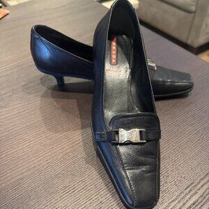 Prada Kitten Heel laofer (size 35)